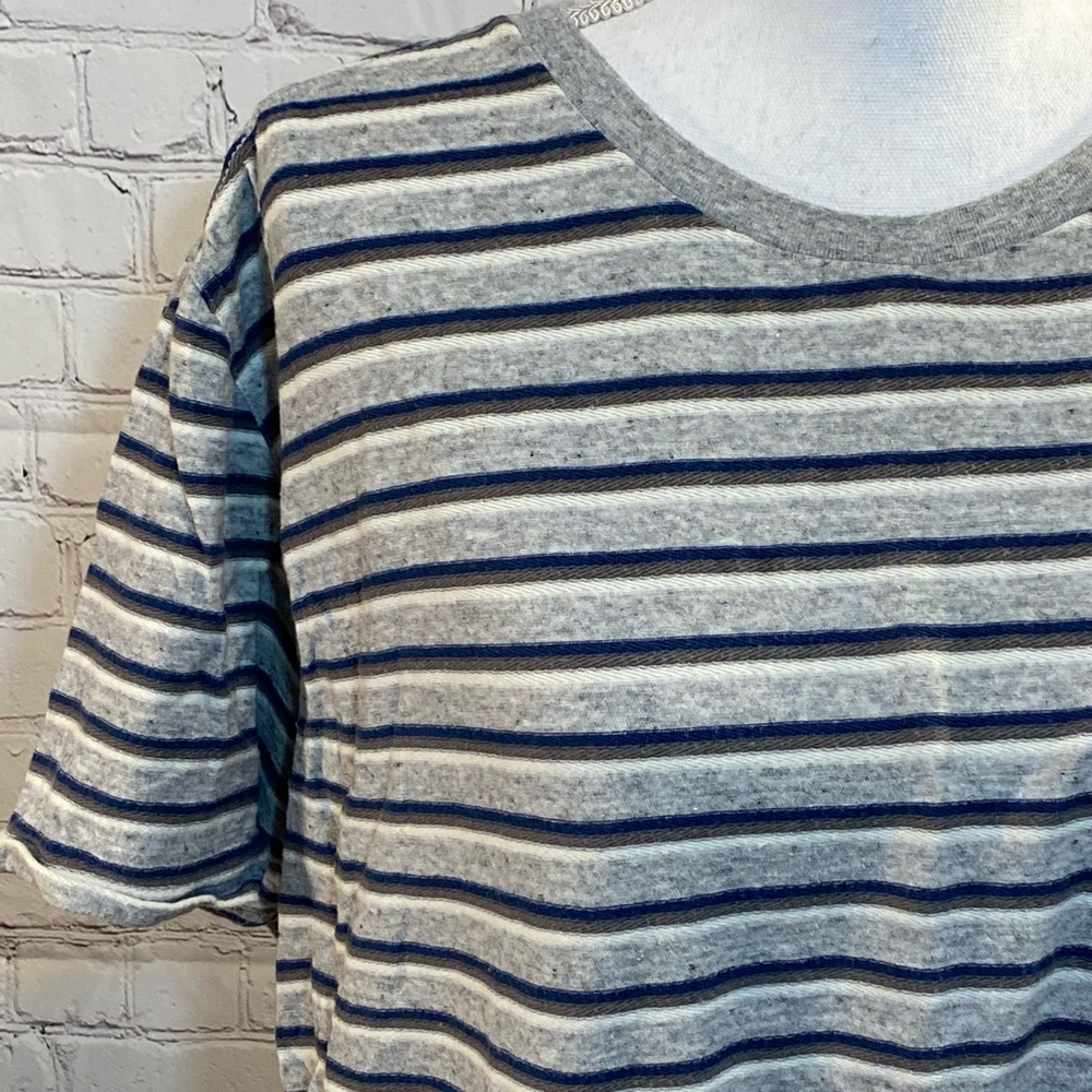 MODERN AMUSEMENT Striped Pocket Tee